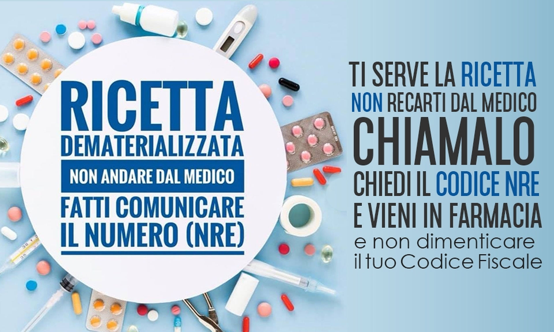 TI SERVE LA RICETTA ?
NON ANDARE DAL MEDICO - Farmacia Etruria